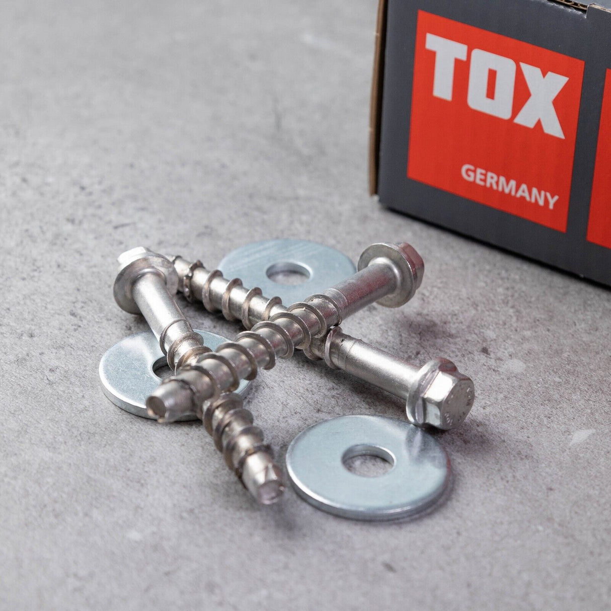 TOX Sumo Max 1 KB-U Betonschraube mit Sechskantkopf mit Bauscheibe Stahl vz.