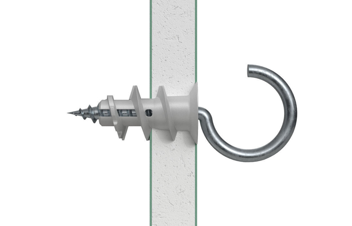 Fischer GK Gipskartondübel Rigipsdübel - Hohlraumdübel für Plattenbaustoffe