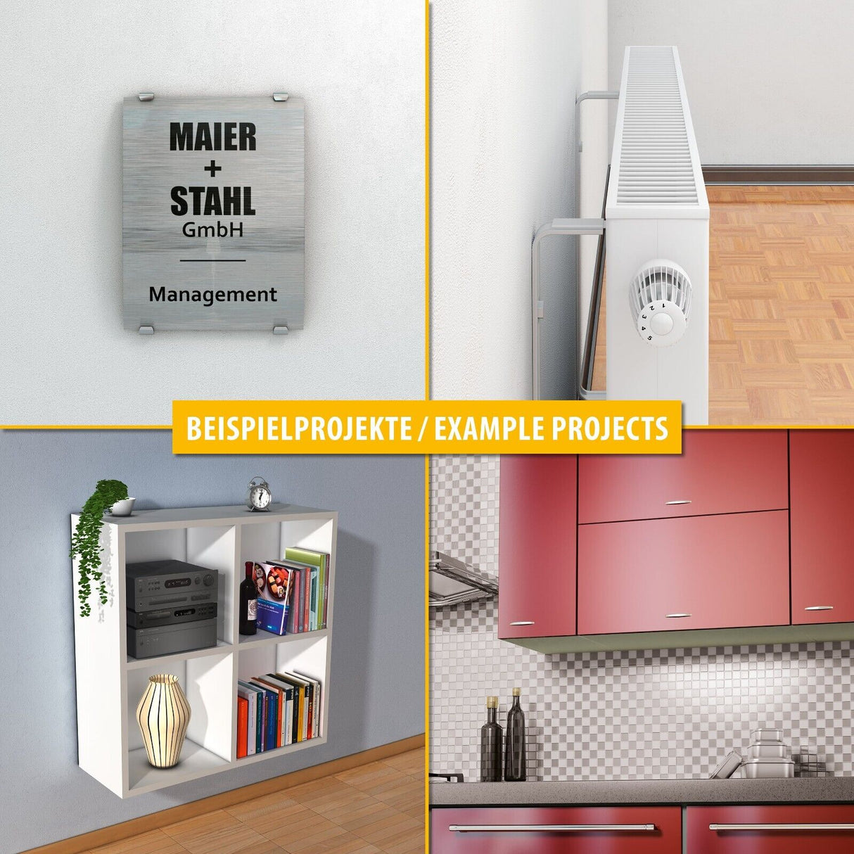 Tox TRI+S Allzweckdübel inkl. Schrauben für fast alle Baustoffe