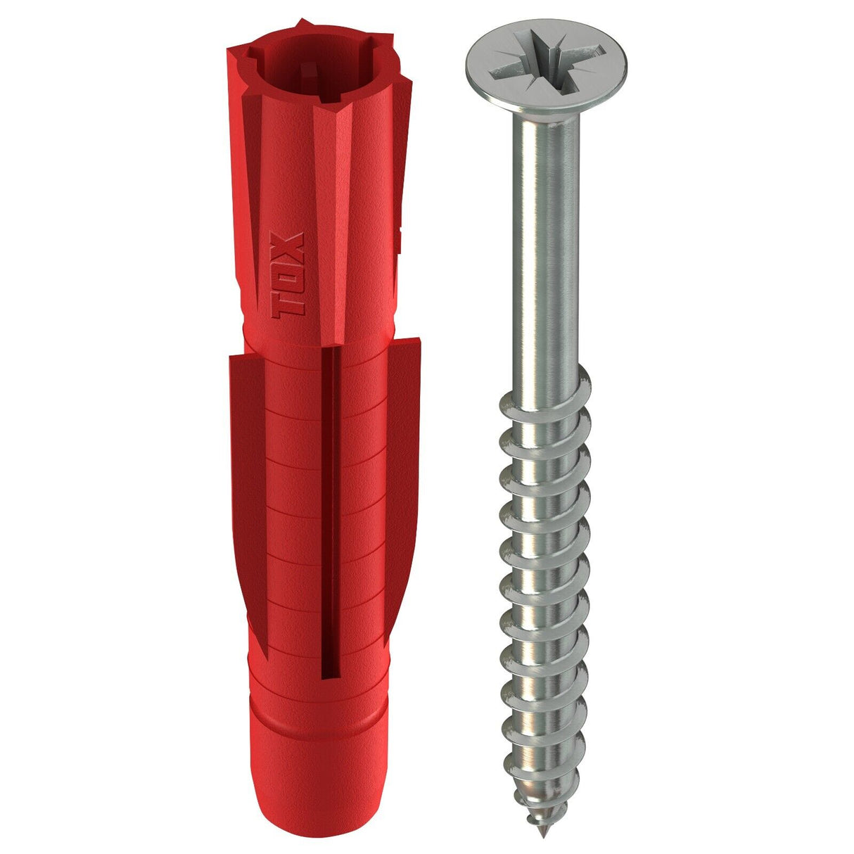 Tox TRI+S Allzweckdübel inkl. Schrauben für fast alle Baustoffe