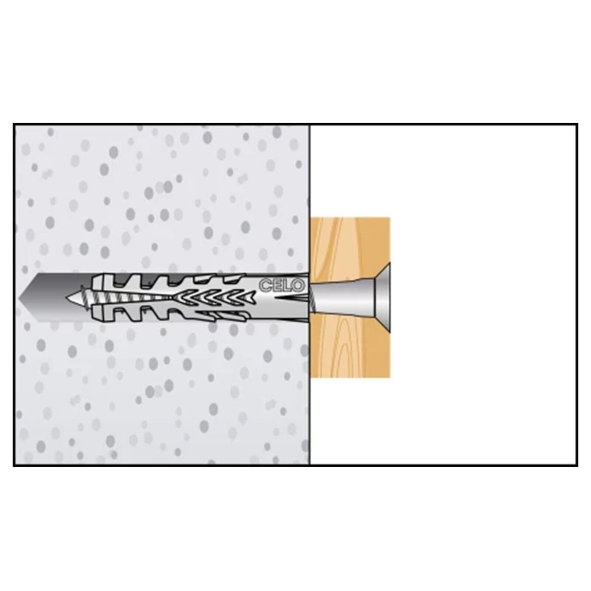 CELO Normaldübel F Ø 4-20mm Mehrzweckdübel für Loch- und Vollbaustoffe