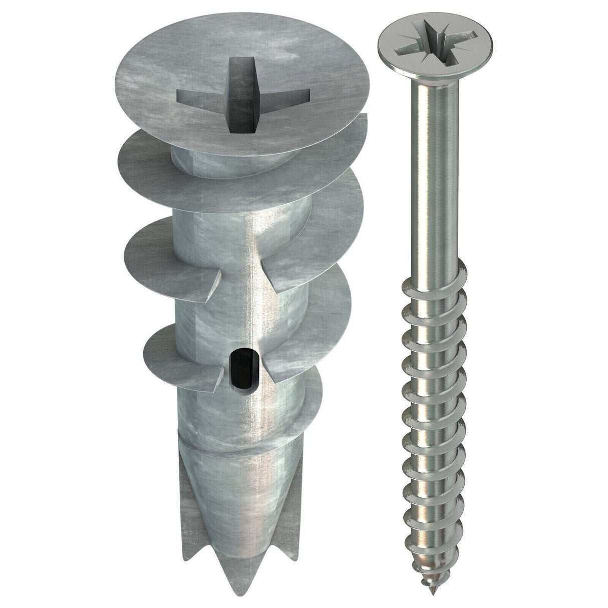 TOX Spiral Plus 37-4 Gipskartondübel Metalldübel inkl. Schrauben KT 068101041