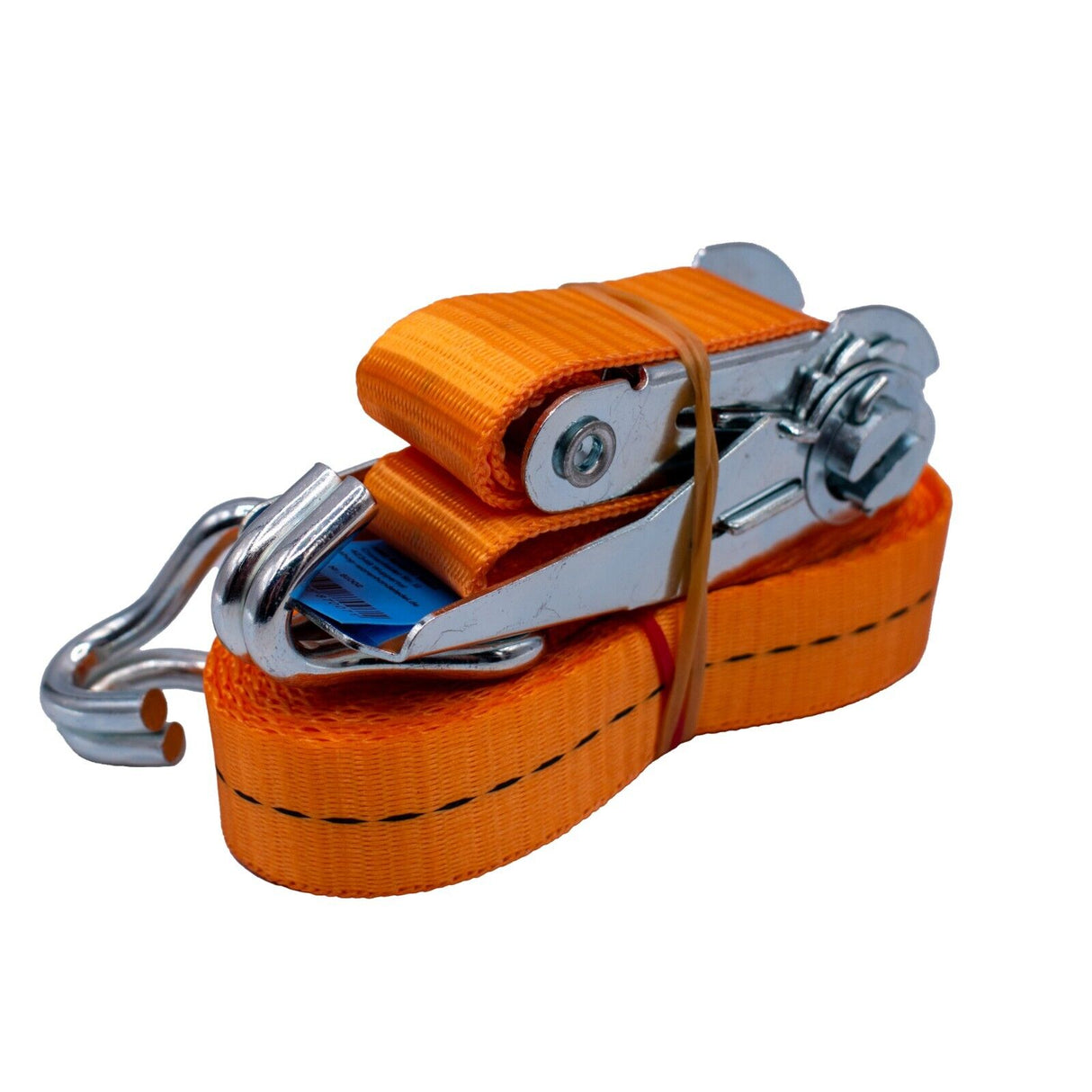 EQT 10 Stück 800kg 4m Spanngurte mit Ratsche und Haken zweiteilig