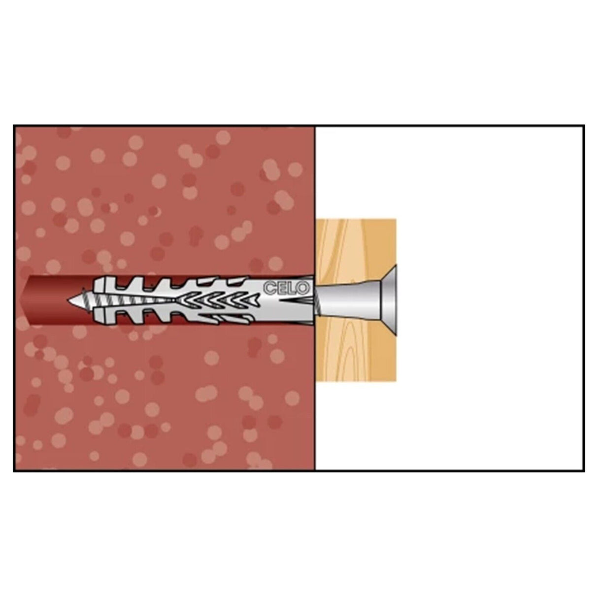 CELO Normaldübel F Ø 4-20mm Mehrzweckdübel für Loch- und Vollbaustoffe