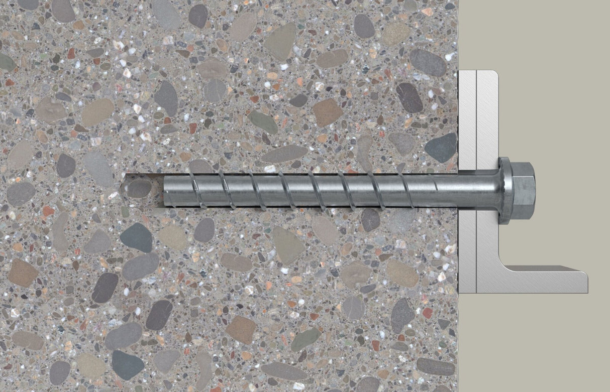 Fischer Betonschraube UltraCut FBS II US mit SW/TX Sechskantkopf