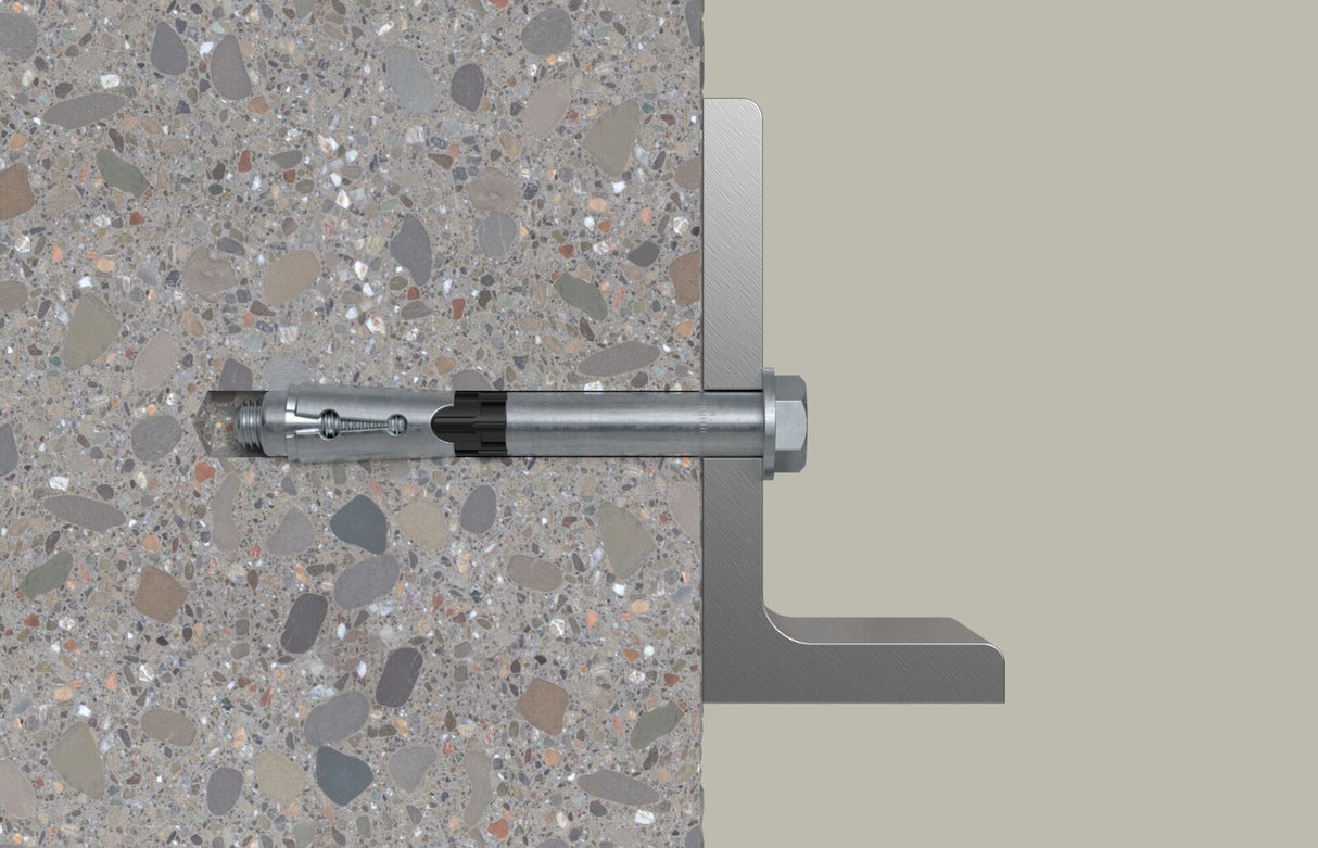 fischer Hochleistungsanker Schwerlastanker mit Sechskantkopf FH II S verzinkt