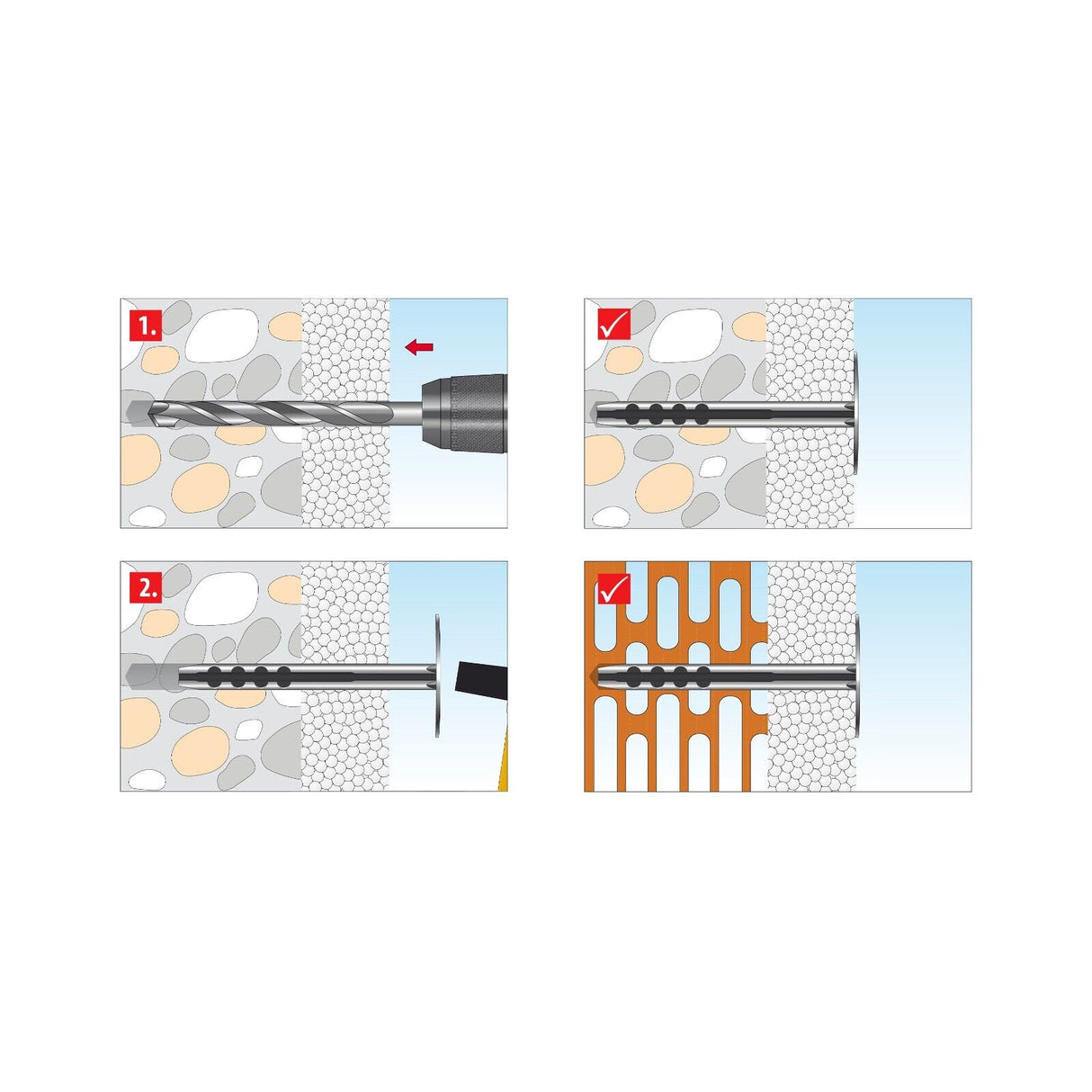 TOX Keeper Metal Dämmstoffhalter für WDV-Systeme aus Metall