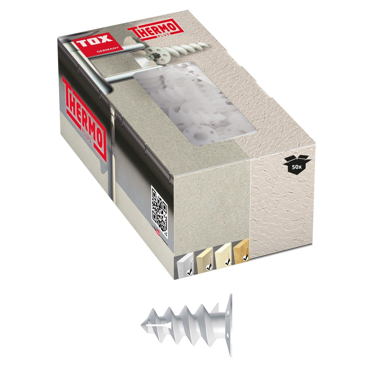 TOX Thermo Plus Dämmstoffdübel für WDV-Systeme mit TX-Antrieb Fassadendübel