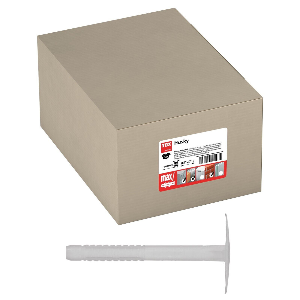 TOX Dämmstoffdübel Husky für WDV Befestigungen bis 180mm