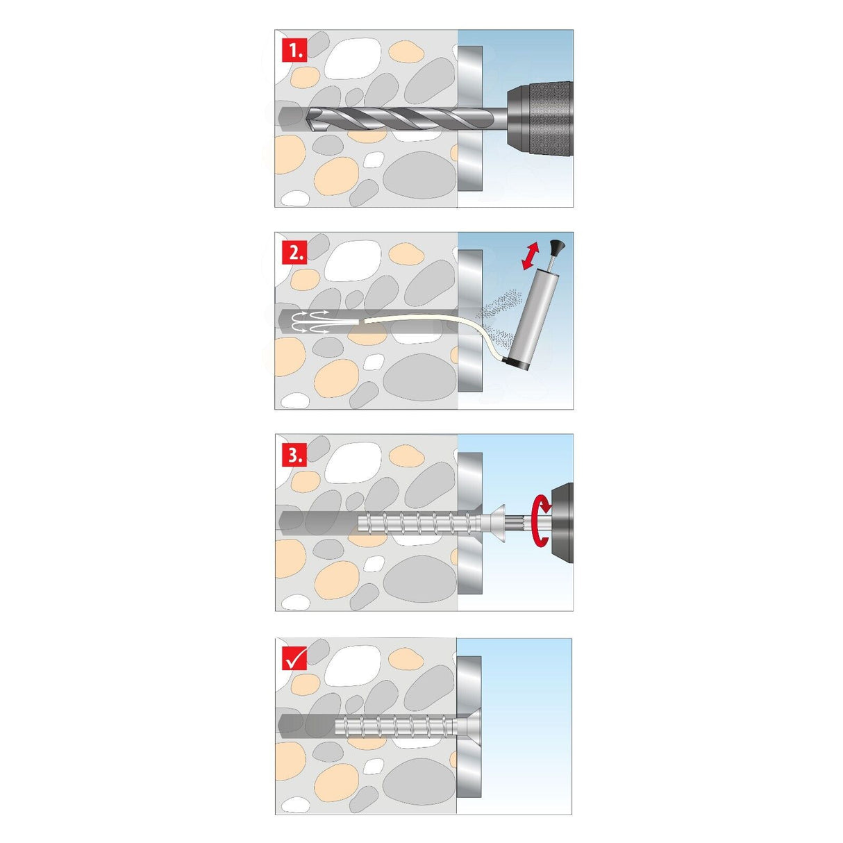 TOX Sumo Max 1 SK Betonschraube mit Senkkopf Stahl verzinkt
