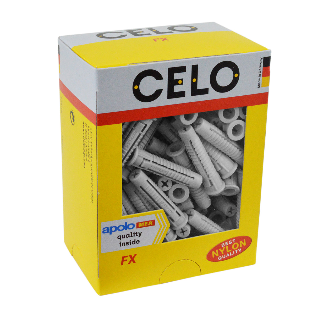 CELO Allzweckdübel FX Universaldübel Dübel Rippendübel Halogenfrei