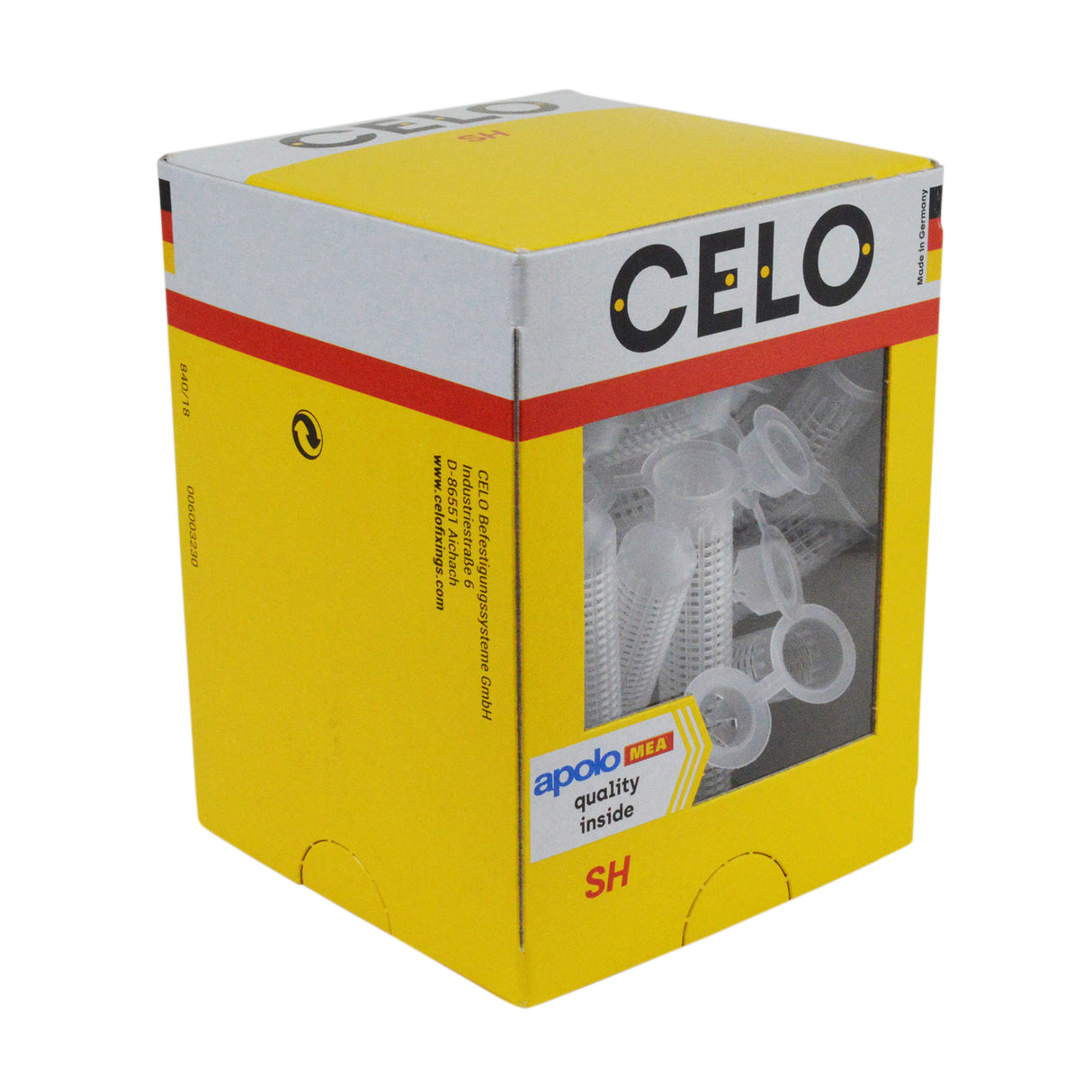 CELO Siebhülse SH Kunststoffhülse für Gewindestangen M6-M16