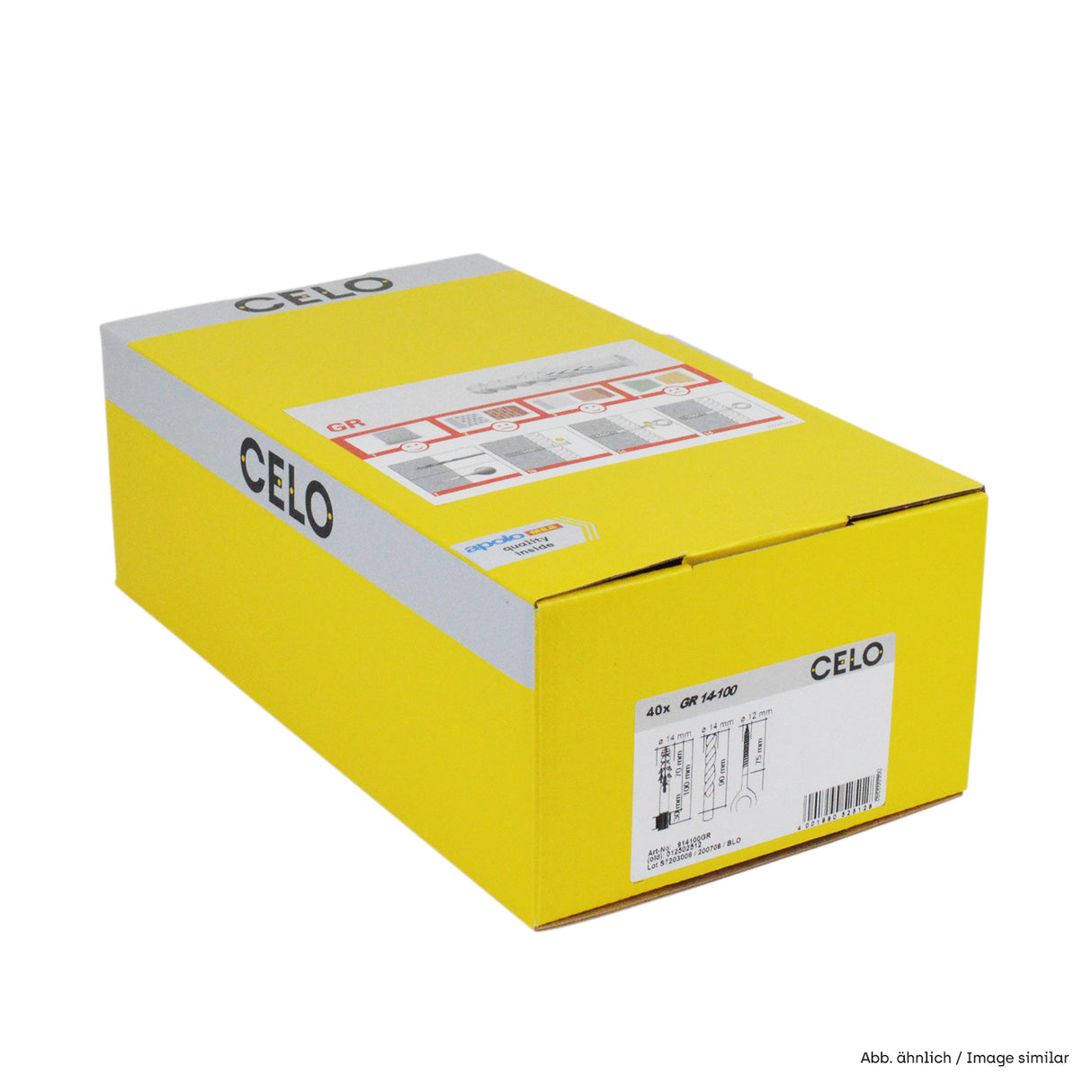 CELO Gerüstdübel GR Ø 14 für Gerüstbefestigungen nach DIN 4420 70mm bis 185mm
