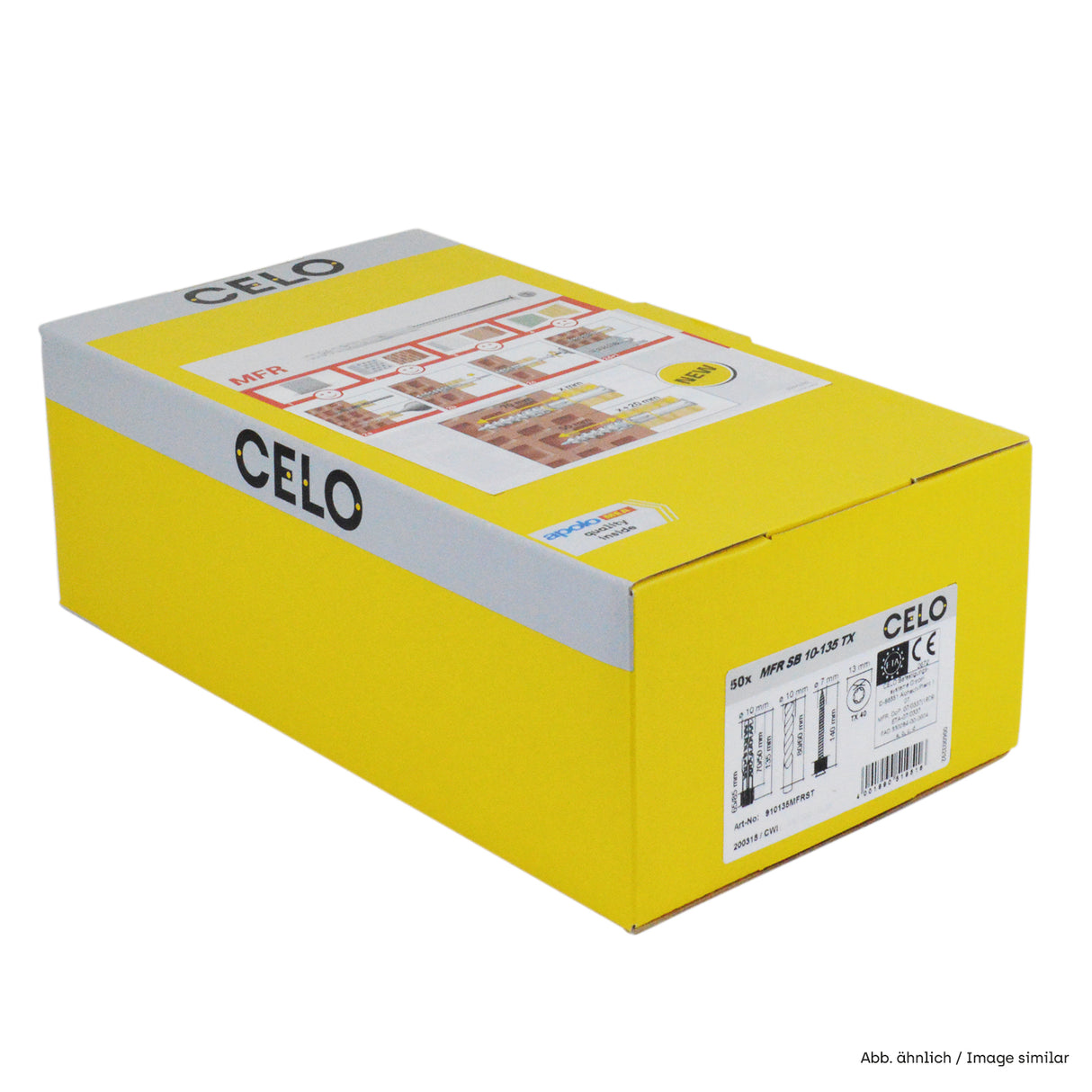 CELO Multifunktionsrahmendübel MFR SB TX Langschaftdübel Fassadendübel