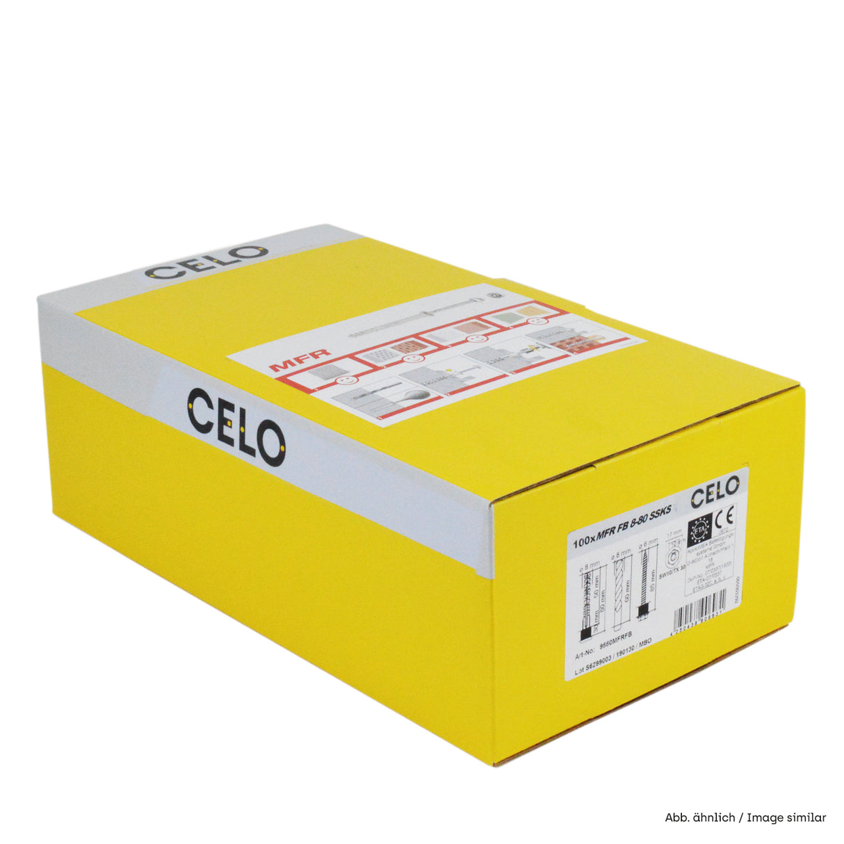 CELO Multifunktionsrahmendübel MFR SSKS TX Fassadendübel mit Sechskantschraube