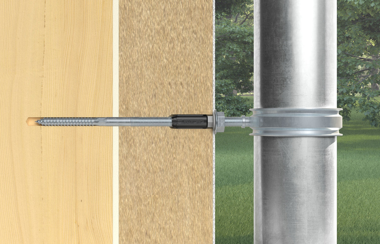 Fischer Abstandsmontagesystem TherMax 8, 10 & 12 WDVS Wärmebrückenfreie Montage