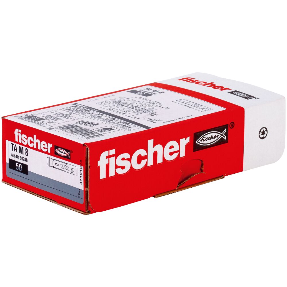 fischer Schwerlastanker TA M6 M8 M12 galvanisch verzinkt Stahl Schwerlastdübel