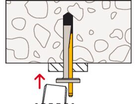 Fischer FDZ II 6/5 & 6/35 Deckennägel Stahl galvanisch verzinkt