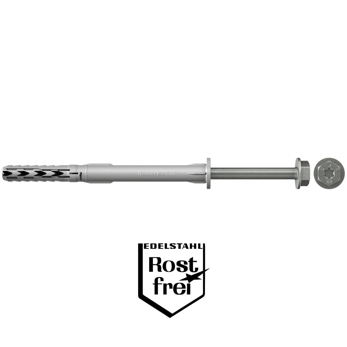 Fischer Langschaftdübel SXR FUS R mit A4 Edelstahl TX Sechskantschraube