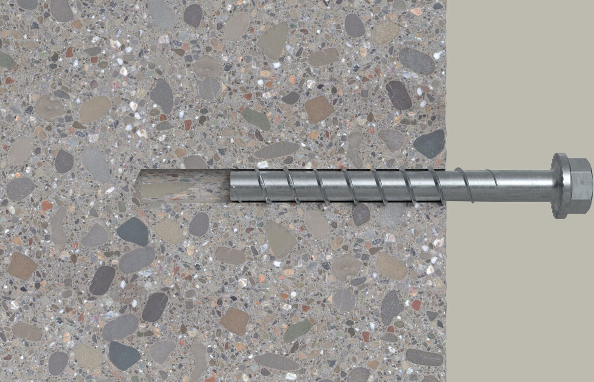 Fischer Betonschraube UltraCut FBS II US mit SW/TX Sechskantkopf