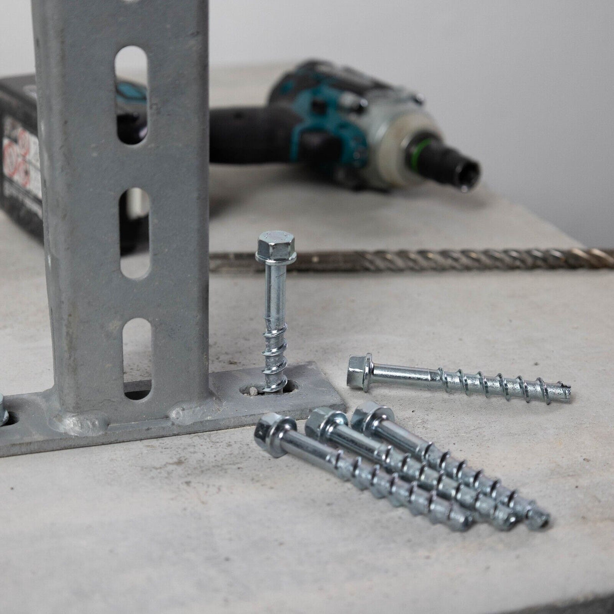 TOX Sumo Max 1 KB Betonschraube mit Sechskantkopf mit Bauscheibe Stahl verzinkt