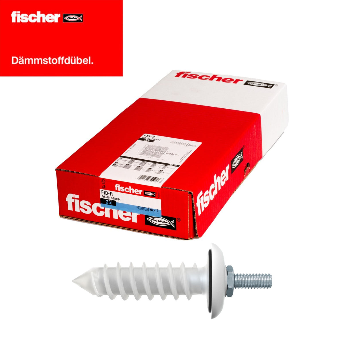 Fischer WDVS Fallrohrbefestigung FID-R Wärmebrückenfreie Befestigung