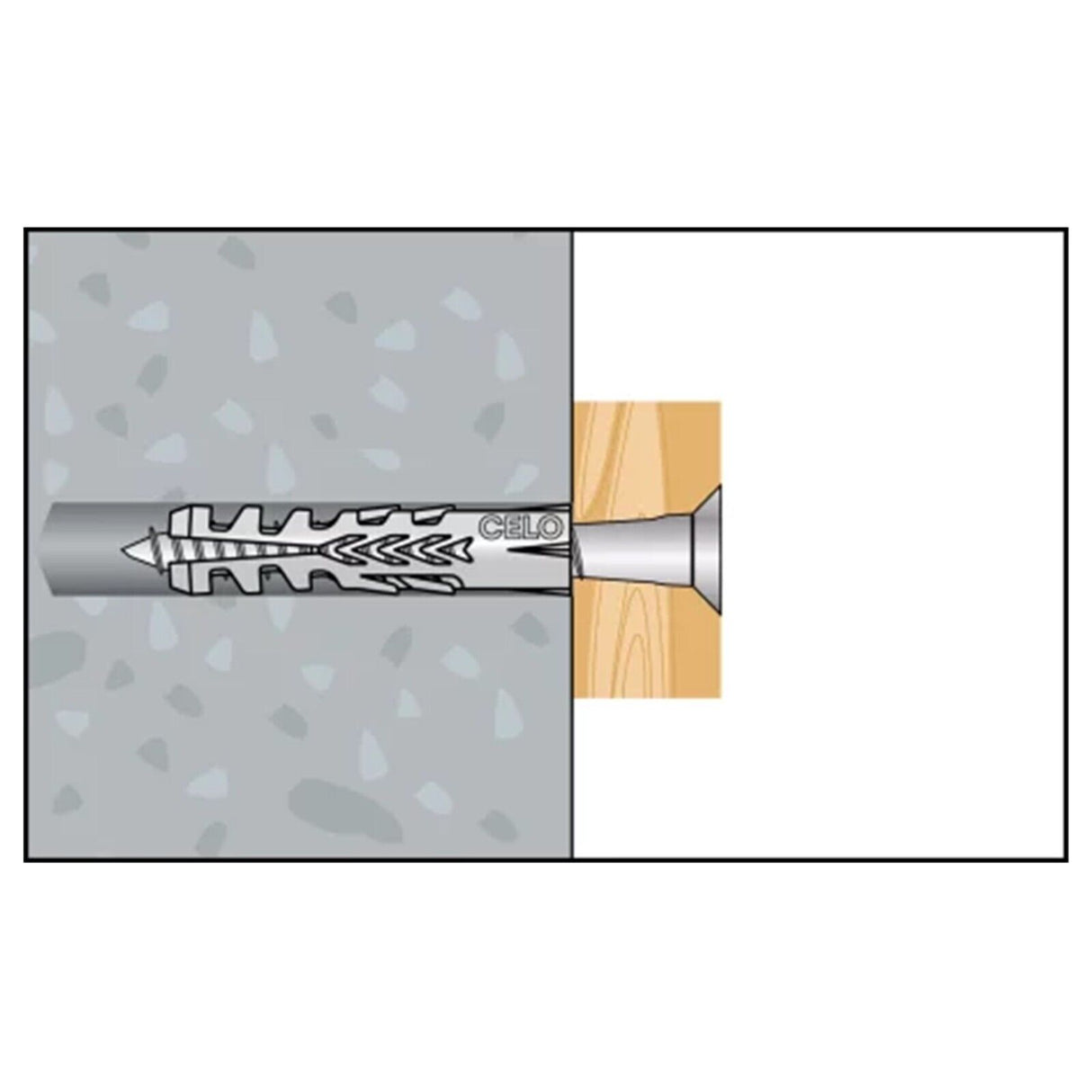 CELO Normaldübel F Ø 4-20mm Mehrzweckdübel für Loch- und Vollbaustoffe