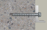 Fischer Betonschraube UltraCut FBS II US mit SW/TX Sechskantkopf