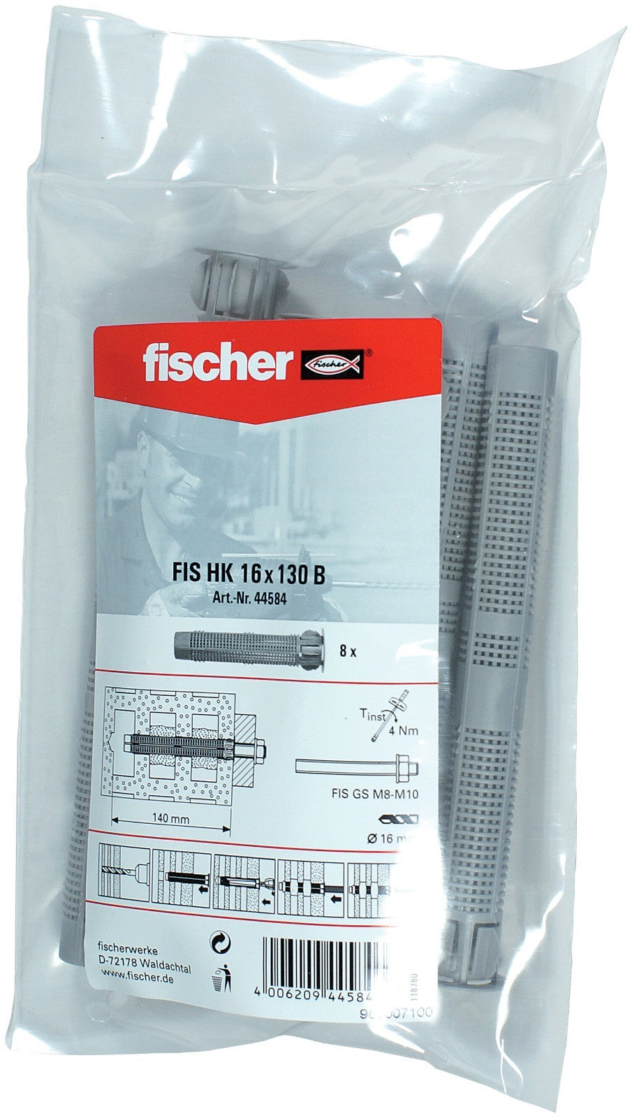 Fischer Injektions-Ankerhülse FIS H K Siebhülse