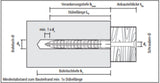 CELO FL Langer Normaldübel Dübel Allzweckdübel Altbaudübel Universaldübel