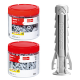 Fischer Spreizdübel SX Plus 6x30 & 8x40 in Runddose Universaldübel Allzweckdübel