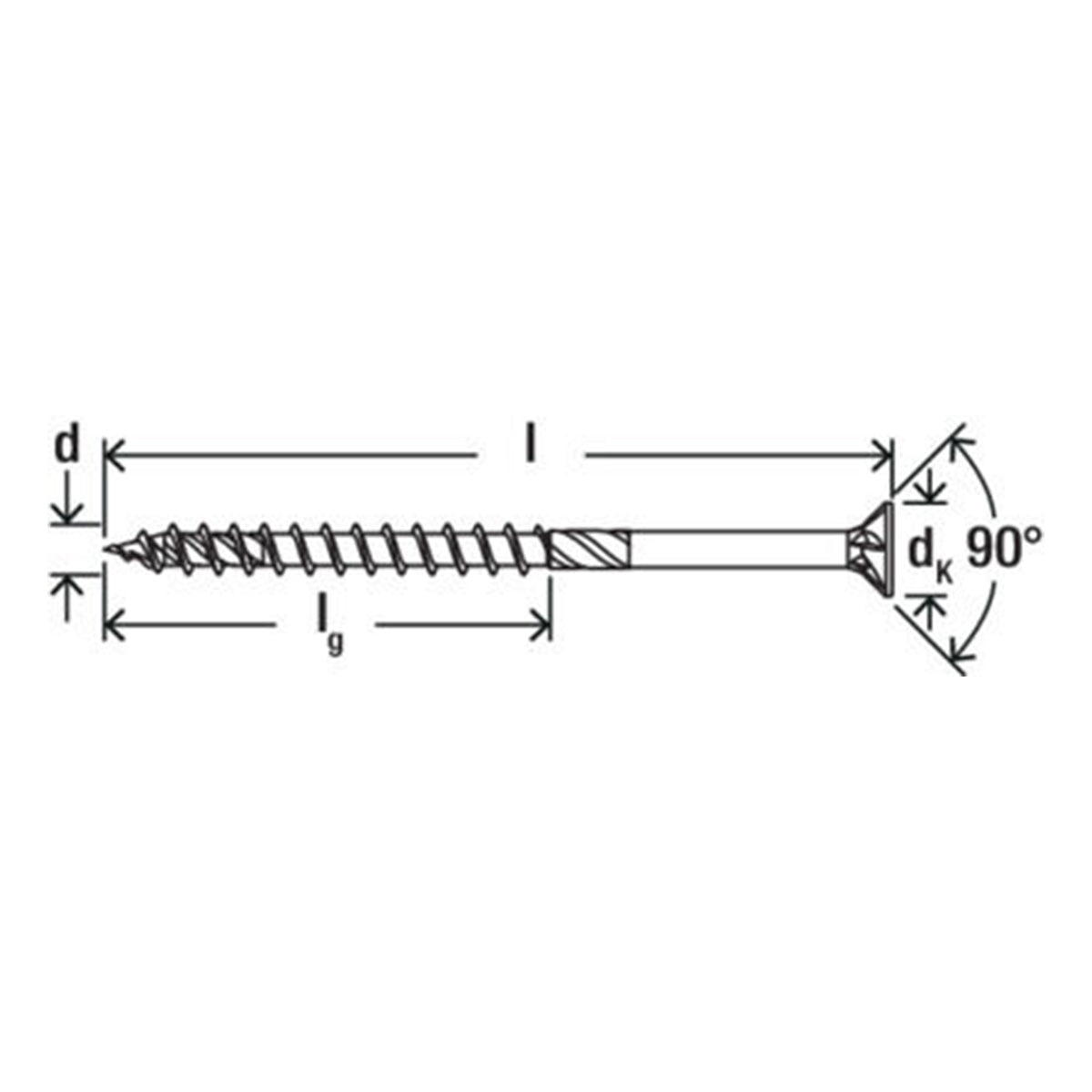 Fischer PowerFast FPF II CTP BC 8x80 - 10x400 Holzbauschraube mit Senkkopf TX