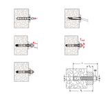Fischer FBN II GS Bolzenanker mit großer Scheibe verzinkt