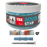 TOX Aqua Stop Pro 6/38 & 8/50 Sanitär Befestigungen inkl. Edelstahl Schraube