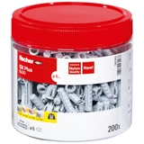 Fischer Spreizdübel SX Plus 6x30 & 8x40 in Runddose Universaldübel Allzweckdübel