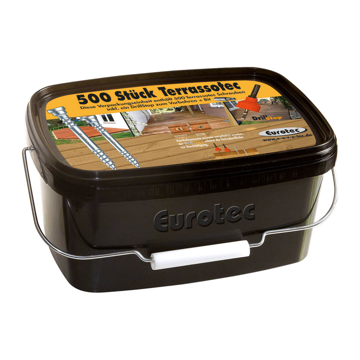 Eurotec Terrassotec Tribolar - Edelstahl A2 Terrassenschraube Doppelstufenkopf