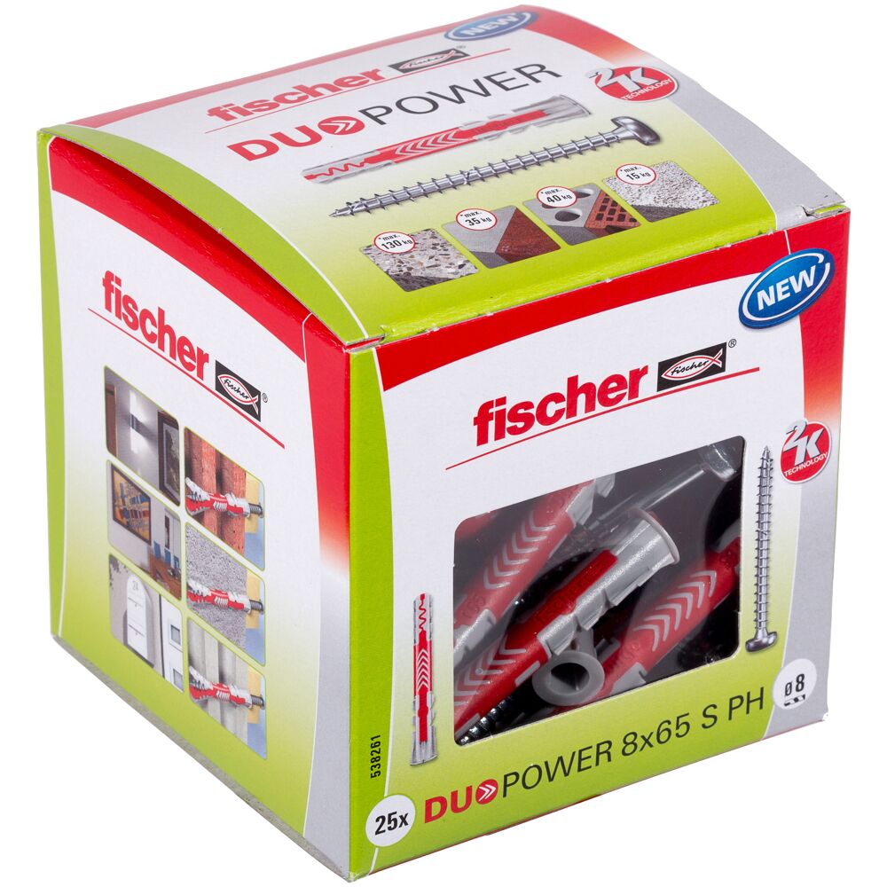 Fischer DUOPOWER Universaldübel 5 6 8 10 12 14mm Hohlraumdübel Allzweckdübel