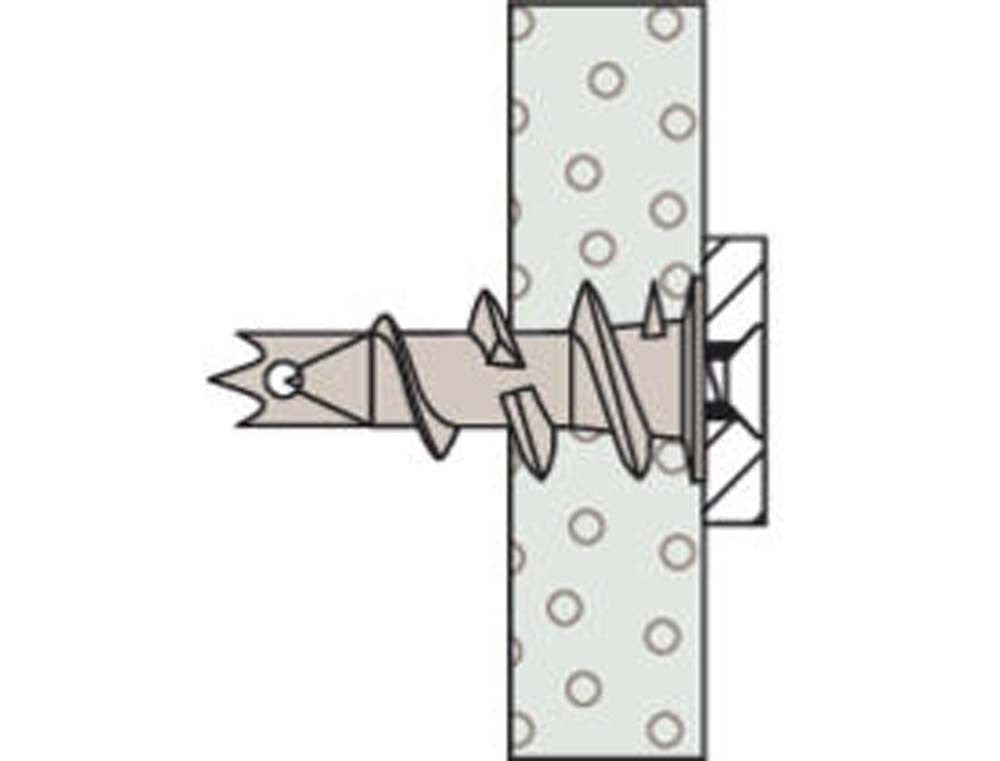 Fischer Gipskartondübel Metall Hohlraumdübel GKM S 12 mit Schraube Rigipsdübel