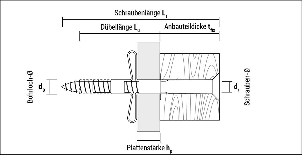 CELO Hohlraumdübel HR Spezialdübel für Hohlraumbefestigungen