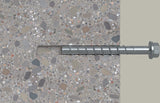 Fischer Betonschraube UltraCut FBS II US mit SW/TX Sechskantkopf