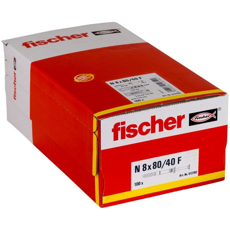 Fischer Nageldübel N-F mit Flachkopf, verzinkt, Schlagdübel, Nagelanker