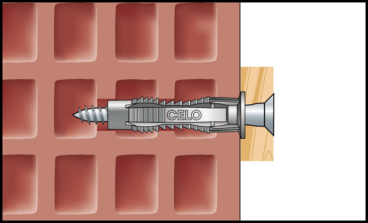 CELO Allzweckdübel FX Universaldübel Dübel Rippendübel Halogenfrei