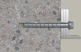 Fischer Betonschraube UltraCut FBS II US mit SW/TX Sechskantkopf