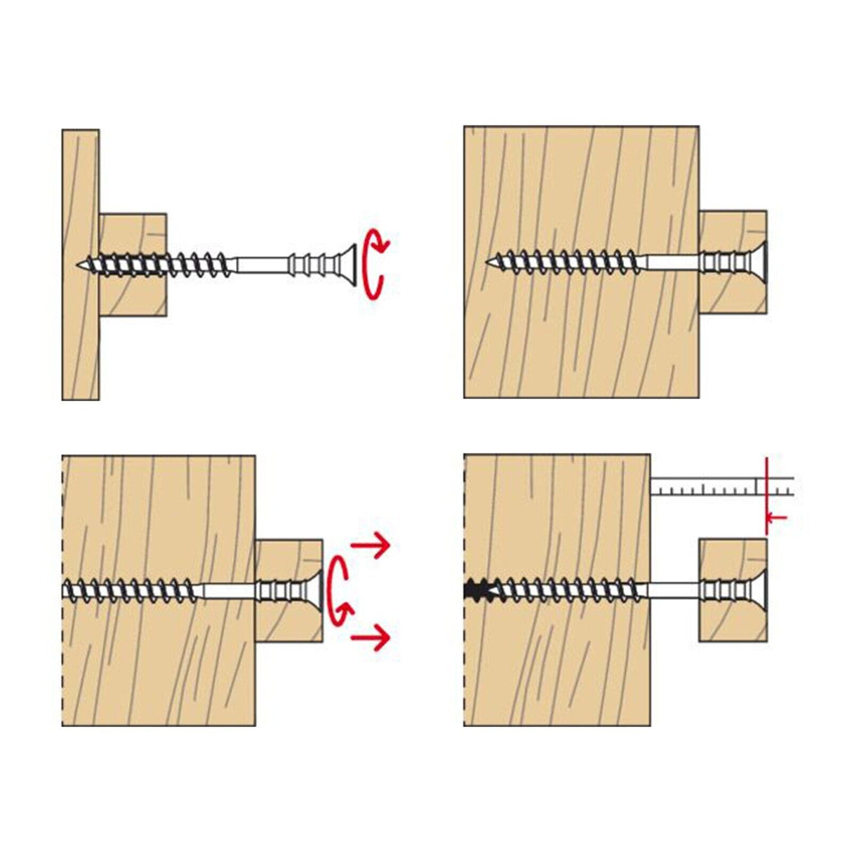 Fischer Justierschraube JUSS Distanzschrauben Torx verzinkt 6mm 100 Stk.