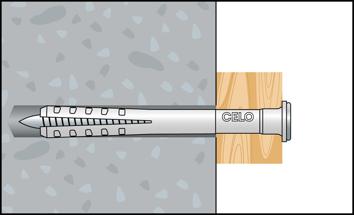 CELO Nageldübel mit Senkkopf 5x35 bis 8x135