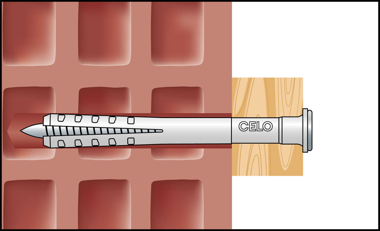 CELO Nageldübel mit Senkkopf 5x35 bis 8x135