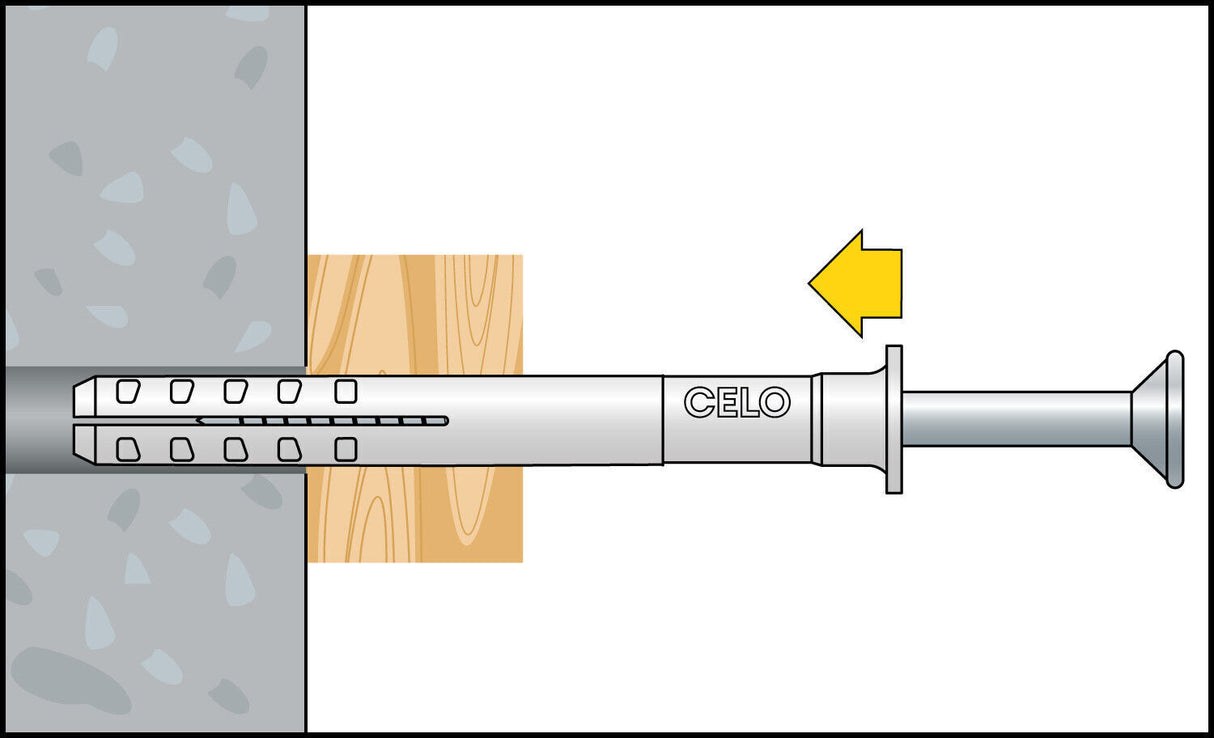 CELO Nageldübel mit Senkkopf 5x35 bis 8x135